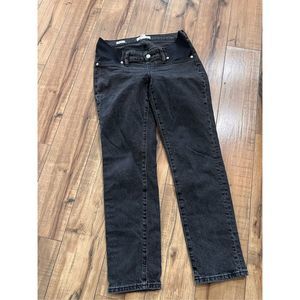 Madewell size 26 black maternity jeans Perfect Vintage